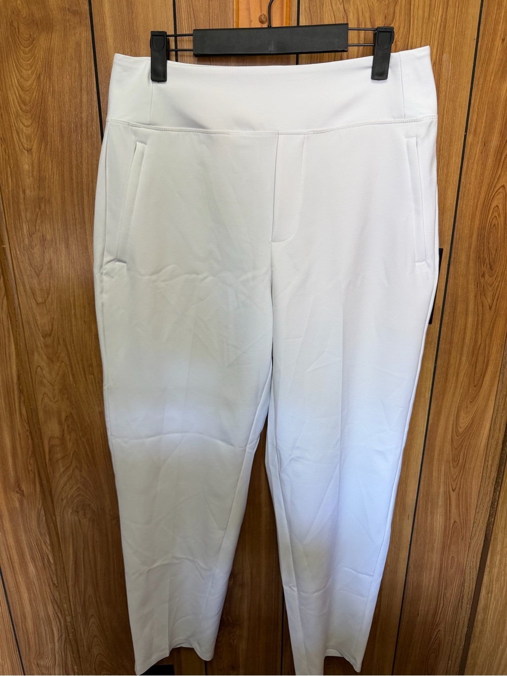Athleta White High-Rise Performance Office Pants - Picture 2 of 6